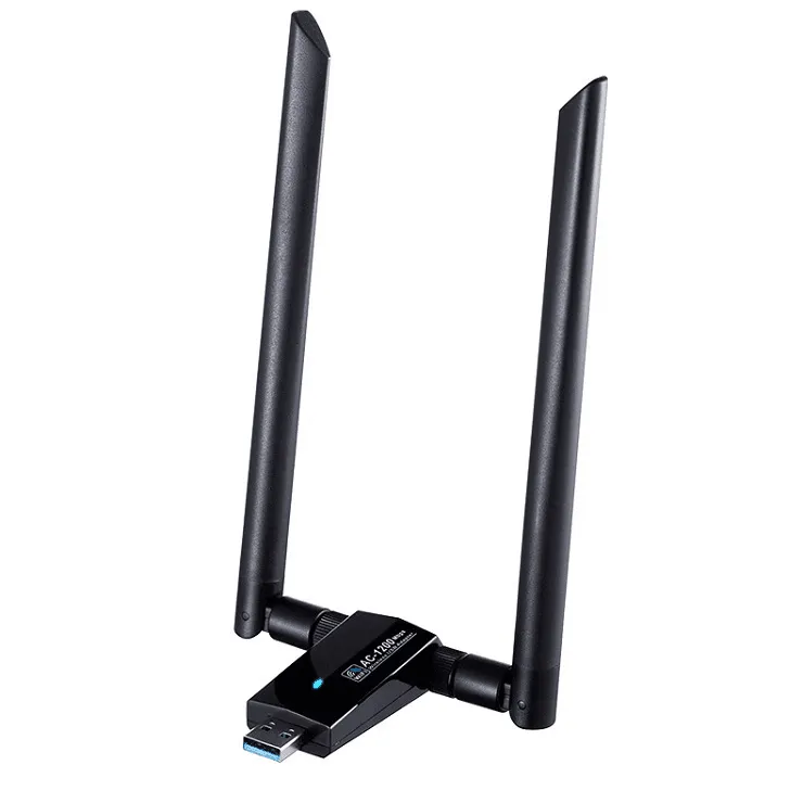 Hackoor™ HK1200AC Dual-Band USB Wi-Fi Adapter (1200Mbps, RTL8812AU Chipset)