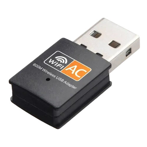 Hackoor™ HK600NG Dual-Band USB Wi-Fi Mini Adapter (600Mbps, RTL8812AU Chipset)