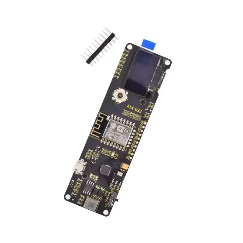 HackOOR™ WifiRouge ESP8266MOD WiFi Module with 0.96 OLED Display & 18650 Battery Holder